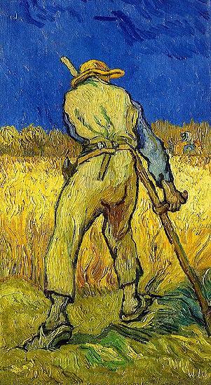 Vincent Van Gogh The Reaper Spain oil painting art
